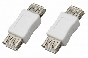  Переходник гнездо USB-А (Female)-гнездо USB-А (Female) REXANT