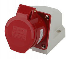  Розетка ЭРА R(OUT)-16-3P-PE-N-IP44 стационарная наружная 115 3Р+РЕ+N 16А 380В IP44