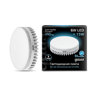  Лампа Gauss LED GX53 6W 4100K 1/10/50