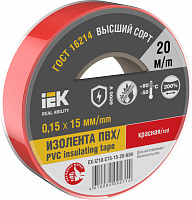  MIXTAPE 7 Изолента 0,15х15мм красная 20м IEK
