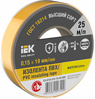  MIXTAPE 7 Изолента 0,15х19мм желтая 25м IEK