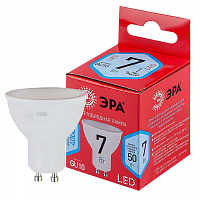  Лампочка светодиодная ЭРА RED LINE LED MR16-7W-840-GU10 R GU10 7 Вт софит нейтральный белый свет