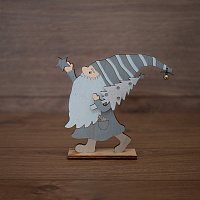  Деревянная фигурка Гномик 17х4х15 см