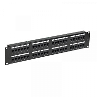  Панель коммутационная с кабельными органайзерами 19", 2U, 48 портов, RJ-45, CAT 6, UTP REXANT PRO