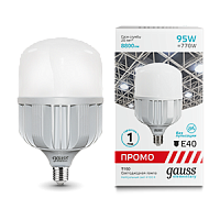  Лампа Gauss Elementary T160 95W 8800lm 4100K E40 Promo LED 1/6