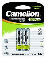  Camelion AA- 800mAh Ni-Cd BL-2 (NC-AA800BP2, аккумулятор,1.2В)