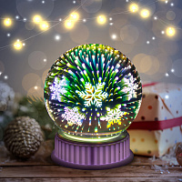  Светодиодная новогодняя фигура ЭРА ENGDS-15 Снежинки 6 LED