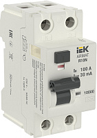  ARMAT Выключатель дифференциального тока R10N 2P 100А 30мА тип A IEK