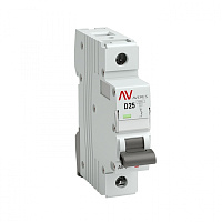  Выключатель автоматический AV-10 1P 25A (D) 10kA EKF AVERES
