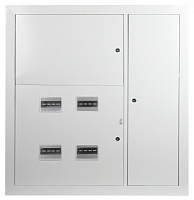  Корпус металлический встраиваемый ЭРА SIMPLE ЩЭ-4 (1000х960х140) 4-х квартирный IP31 УХЛ3 серый