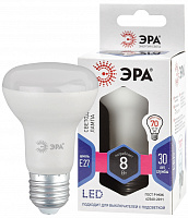  Лампочка светодиодная ЭРА STD LED R63-8W-860-E27 Е27/ Е27 8Вт рефлектор холодный дневной свет
