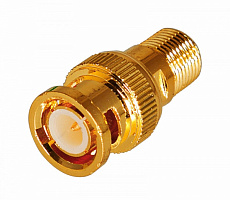  Переход гнездо F - штекер BNC GOLD REXANT
