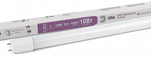  Лампа светодиодная ЭРА STD LED T8-10W-865-G13-600mm G13 поворотный 10Вт трубка стекло холодный дневной свет