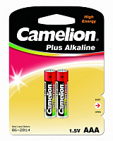  Camelion Plus Alkaline LR03 BL-2 (LR03-BP2, мизинчиковая батарейка ААА 1.5В)