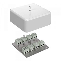  Коробка огнестойкая для кабель-канала 40-0470-FR2.5-16 Е15-Е120 RAL9003 103х103х45 (22 шт/кор) Промр