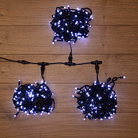  Гирлянда LED ClipLight 24V, 3 нити по 20 м, свечение с динамикой, цвет диодов Белый
