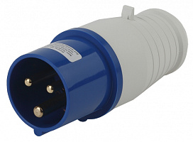  Вилка ЭРА V-16-2P-PE-IP44 переносная 013 2Р+РЕ 16А 220В IP44