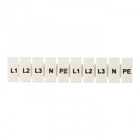 Маркеры для UT/ST/Push-in 2,5 с символами "L1, L2, L3, N, PE" (100 шт.) EKF