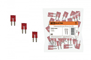  Перемычка для ЗКБ 2,5мм2 2PIN (упак. 25 шт.) TDM