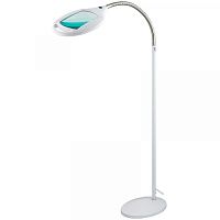  Лупа напольная 3D с подсветкой 42 SMD LED, 174х108мм, белая REXANT
