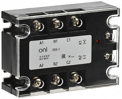  Реле твердотельное OSS-1 60А 380В AC 3-32В DC ONI