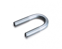  Болт-скоба стальная U 2 1/2" М10 (Fortisflex)