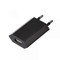  Сетевое зарядное устройство USB, 5V, 1 A, черное REXANT