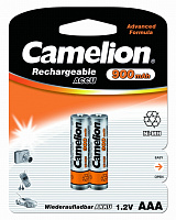  Camelion AAA- 900mAh Ni-Mh BL-2 (NH-AAA900BP2, аккумулятор,1.2В)