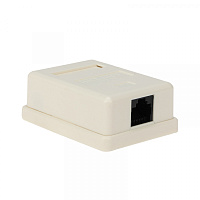  Рoзетка компьютерная внешняя 1-порт, UTP RJ-45 (8P8C), CAT 5e REXANT