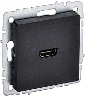  BRITE Розетка HDMI РHDMI-0-БрЧ черный IEK