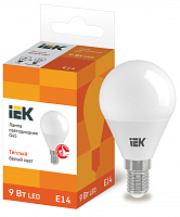  Лампа светодиодная G45 шар 9Вт 230В 3000К E14 IEK