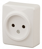  11-2201-02 ЭРА Розетка 2P, 16A-250В, IP20, ОУ, Эра Эксперт, сл.кость (20/200/4000)