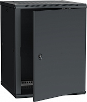  ITK Шкаф LINEA W 12U 600х600мм дверь металл черный RAL9005