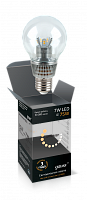  Лампа Gauss LED Globe-dim Crystal Clear 7W E27 2700K диммируемая 1/10/100