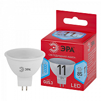  Лампочка светодиодная ЭРА RED LINE LED MR16-11W-840-GU5.3 R GU5.3 11 Вт софит нейтральный белый свет