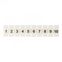  Маркеры для UT/ST/Push-in 6 с нумерацией 1-10 (100 шт.) EKF