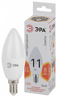  Лампочка светодиодная ЭРА STD LED B35-11W-827-E14 E14 / Е14 11Вт свеча теплый белый свет