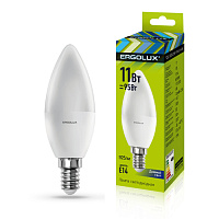  Ergolux LED-C35-11W-E14-6K (Эл.лампа светодиодная Свеча 11Вт E14 6500K 180-240В)
