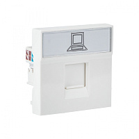  Розетка RJ45 кат. 5e, 2 модуля EKF