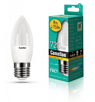  Camelion LED8-C35/830/E27 (Эл.лампа светодиодная 8Вт 220В)