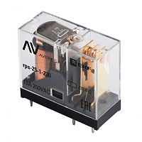  Реле промежуточное РП slim 25/1 10A 230В AC EKF AVERES