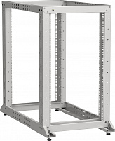  ITK LINEA F Стойка двухрамная 42U 600х600-1000мм серая