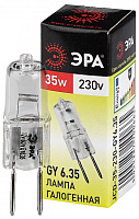  Лампочка галогенная ЭРА GY6.35-JCD-35W-230V GY6.35 35Вт капсула теплый белый свет
