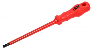  Отвертка шлицевая PROFI 6,5х150мм 1000В IEK