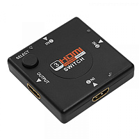  Переключатель гнездо HDMI на 3 гнезда HDMI, без питания, пластик REXANT