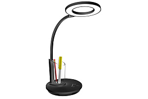  Camelion KD-826  C02  черн.LED (Свет наст.,8 Вт,230В,480лм,сенс,RGB-подсв,рег.ярк/цвет.темп, пенал)