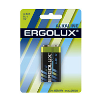  Ergolux Alkaline 6LR61 BL-1 (6LR61 BL-1, батарейка крона 9В)